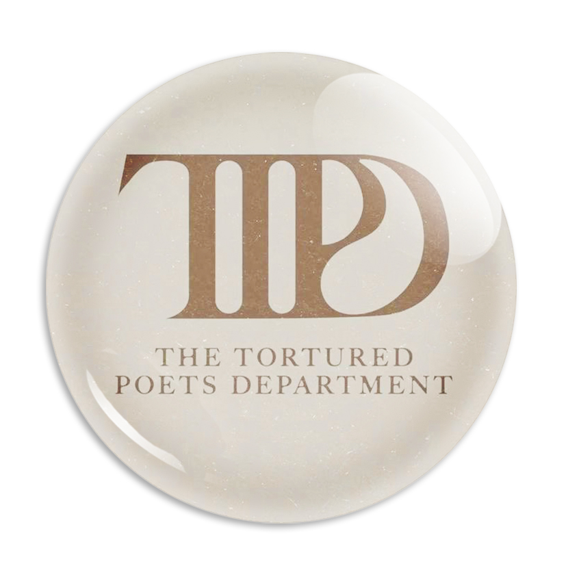 Taylor Swift TTPD Brooch Retro Badge Pin Set of 12