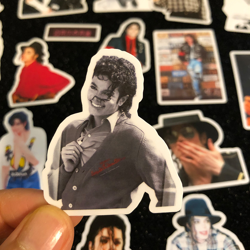 Micheal Jackson Sticker Rap Album Retro Waterproof Decorative Sticker Phone Sticker 