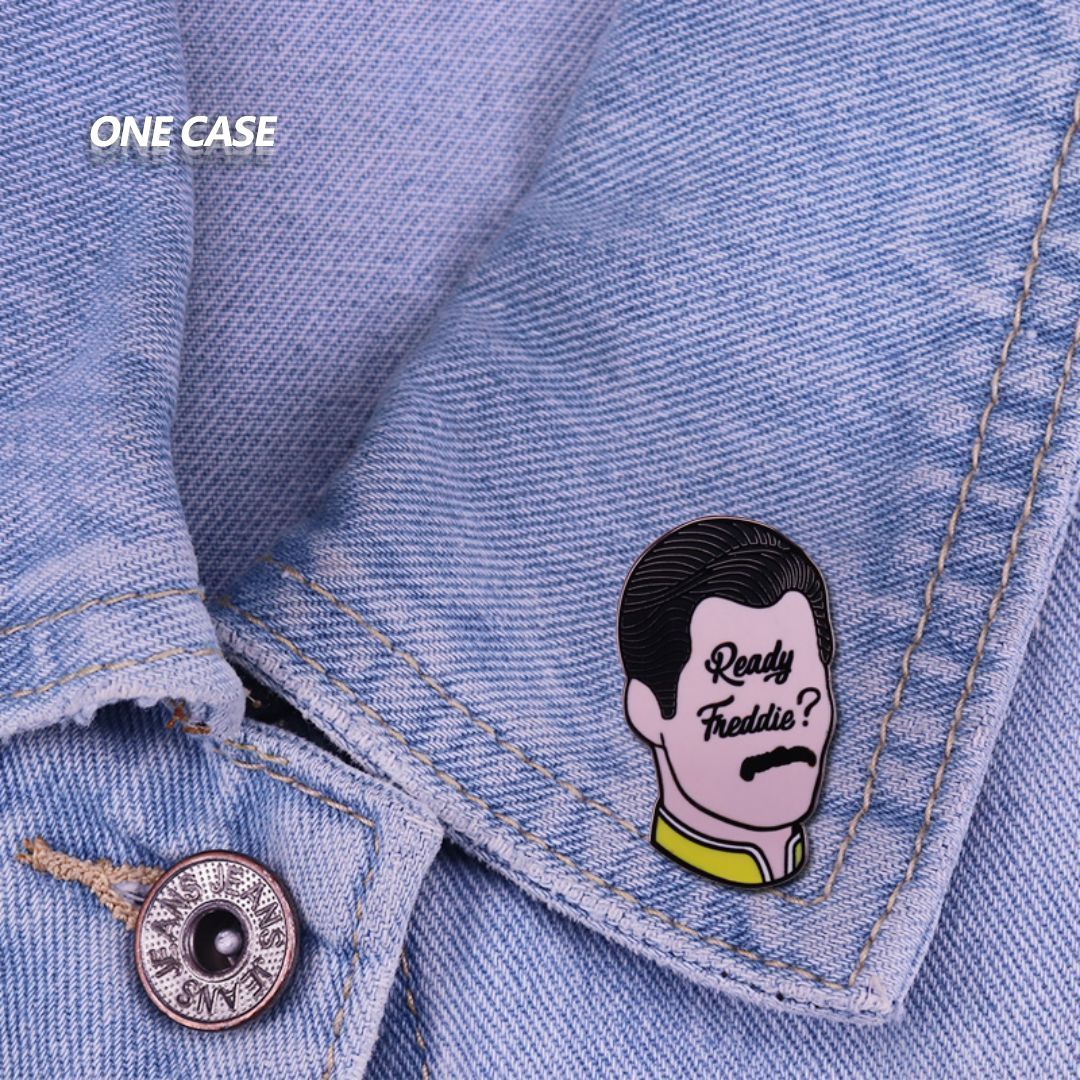 Queen Band Rock Musician Band Retro Brooch Queen Badge Pin-ONECASE.STUDIO