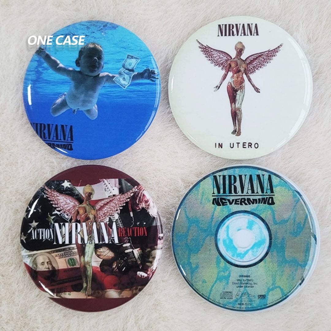 Rock Musician Band Brooch The Beatles/Queen/Guns N' Roses/Nirvana...Badge Pin-ONECASE.STUDIO