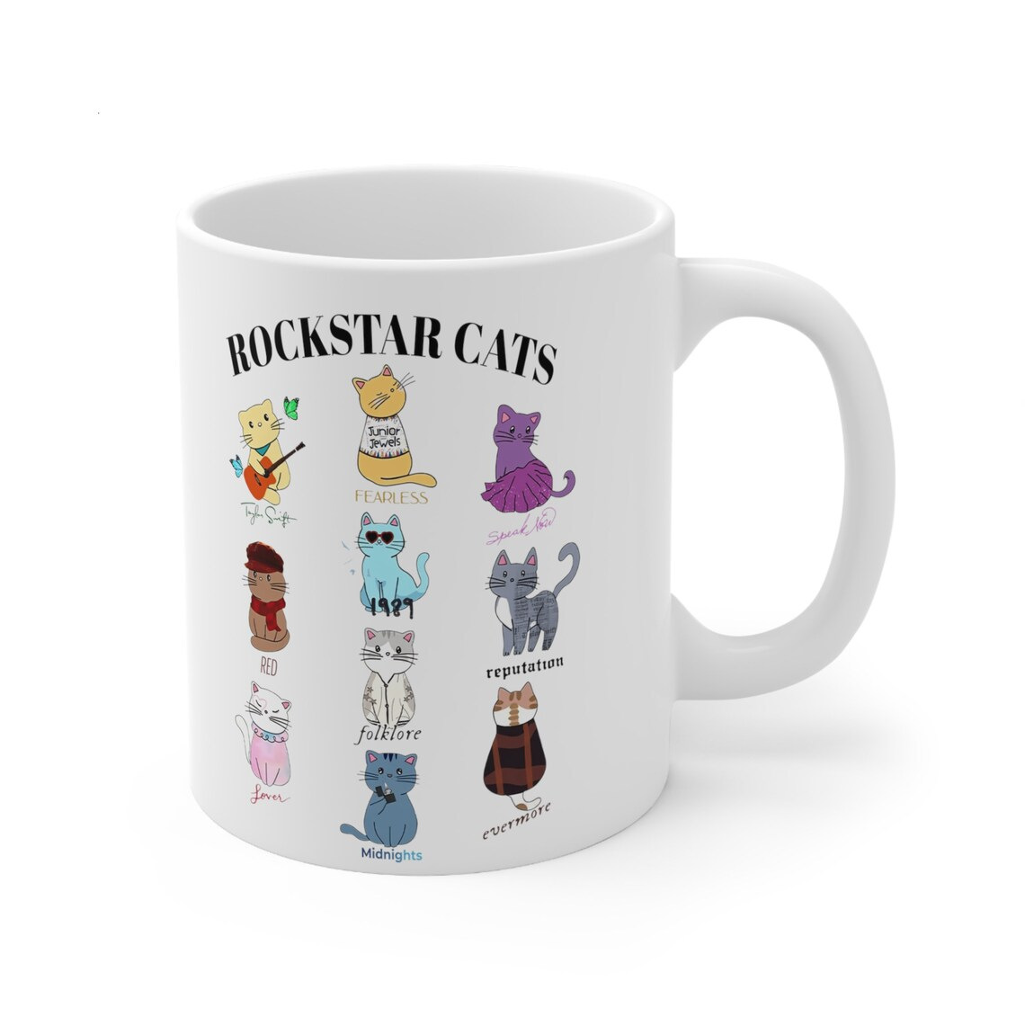 Taylor Swift Cat Peripheral Mugs Coffee Cup Collectible