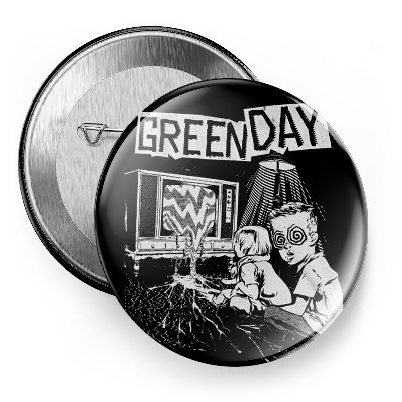 Green Day Badge Decoration Pin