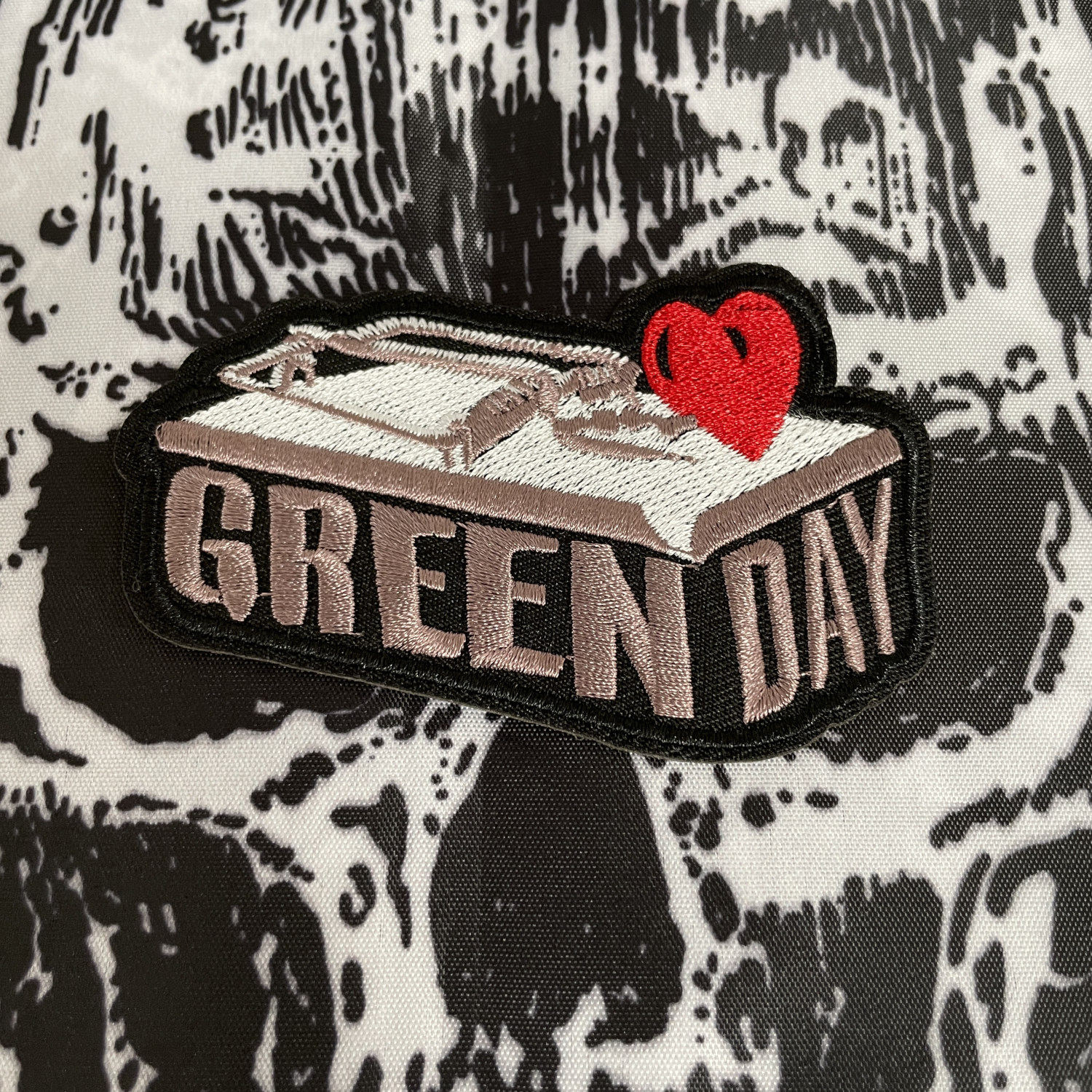 Green Day Peripherals Back Label Cloth Label Patch Metal Rock