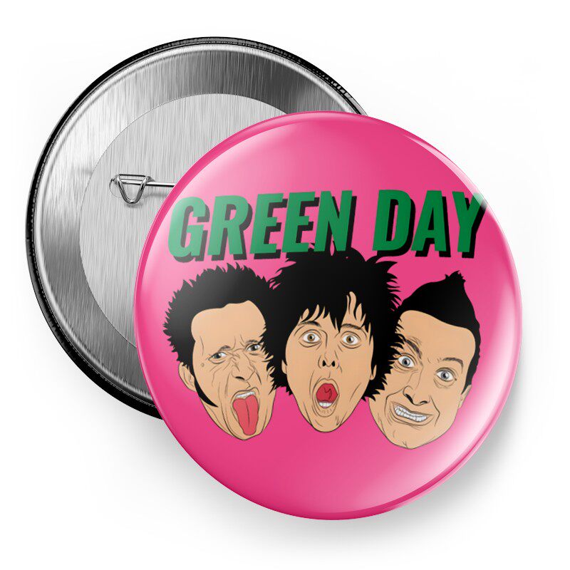 Green Day Badge Decoration Pin