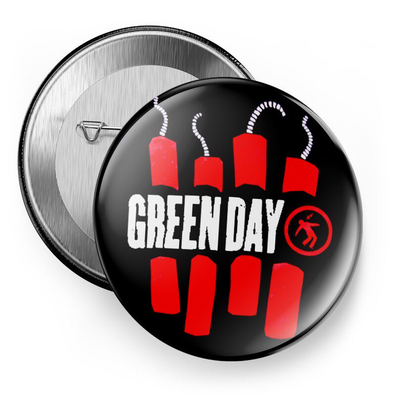Green Day Badge Decoration Pin