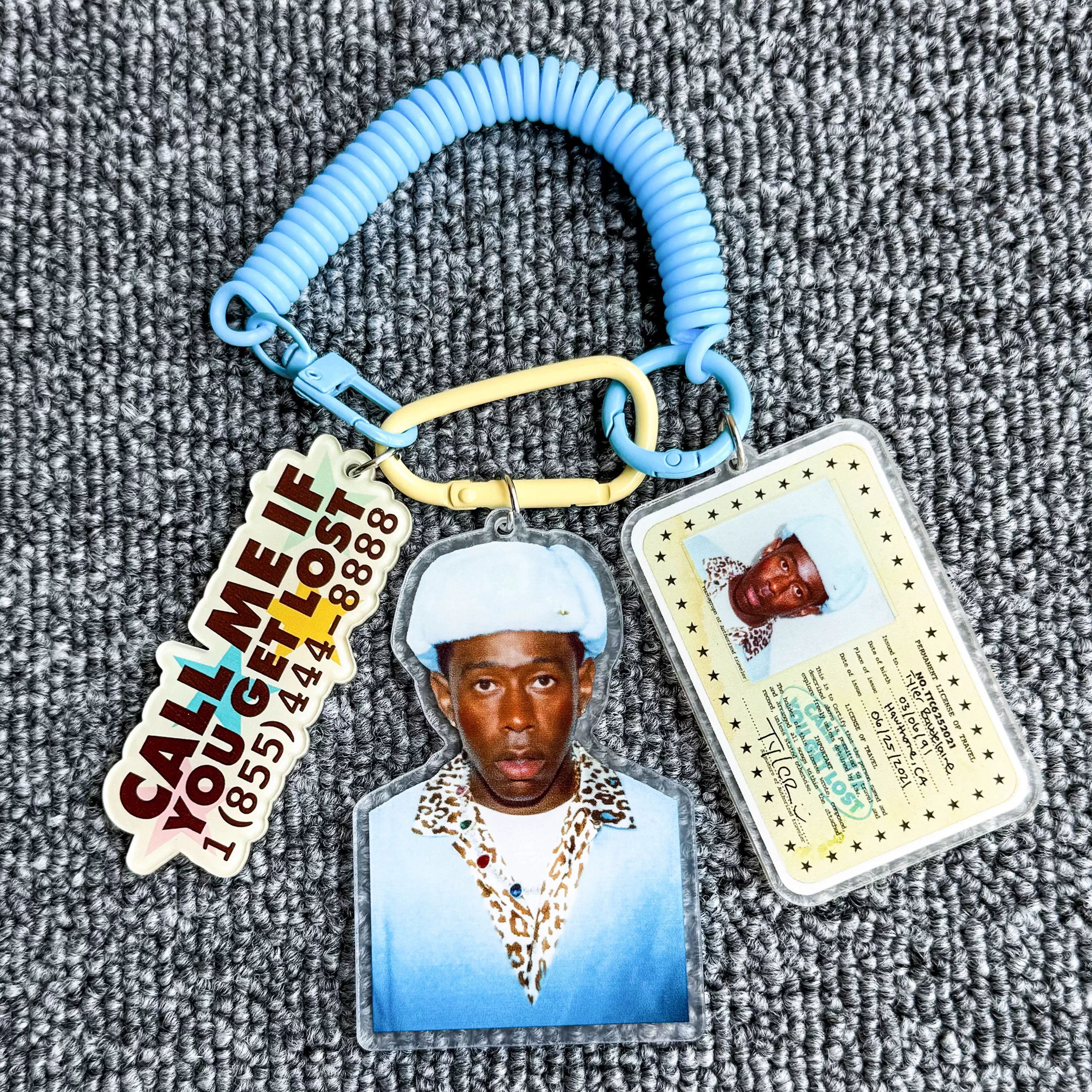 Rap & R&B Acrylic Keychain Set – Drake, Kendrick, The Weeknd, Tyler, Carti & More 