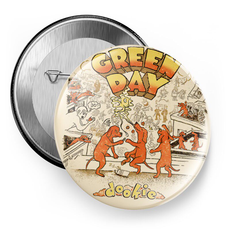Green Day Badge Decoration Pin