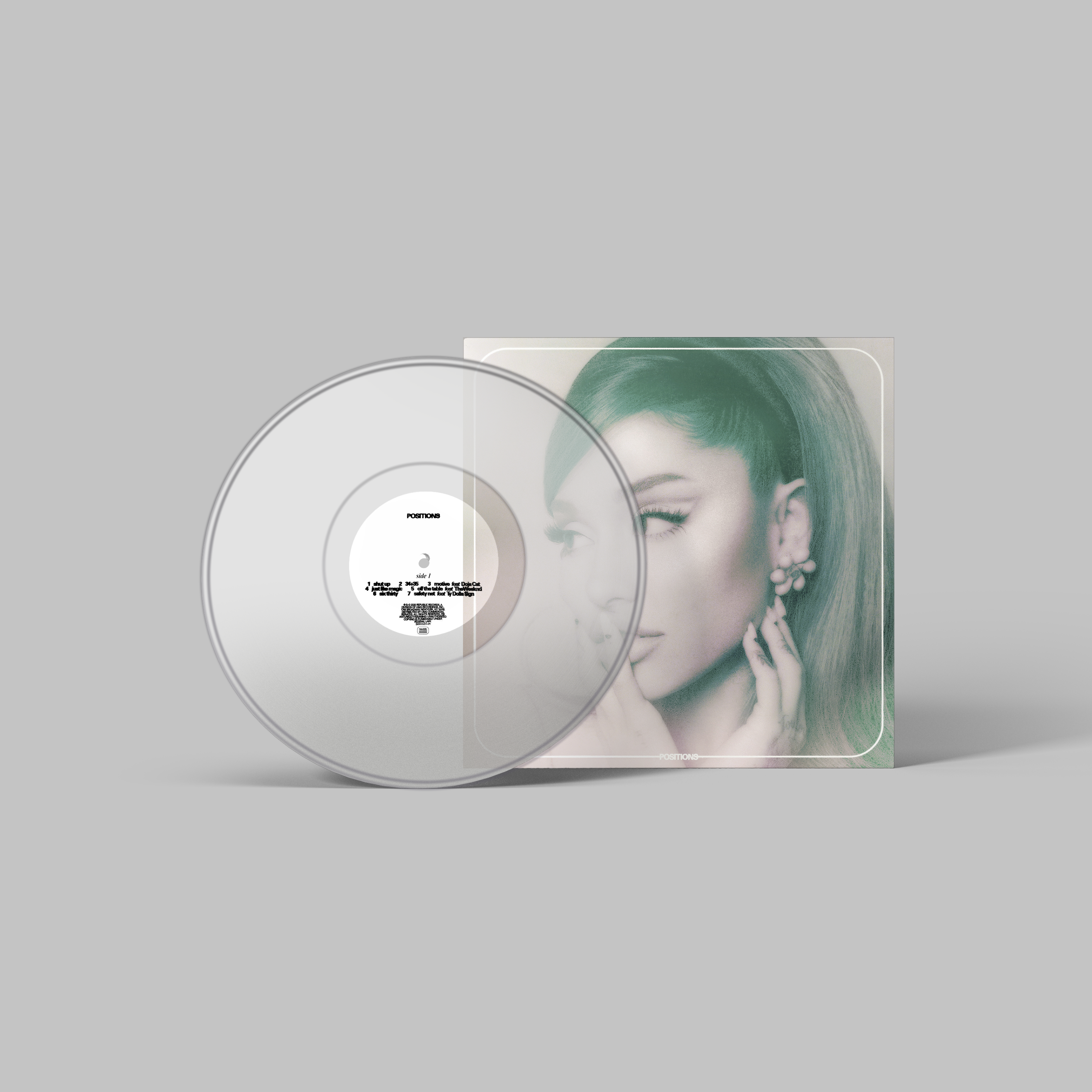 Ariana Grande Handmade Mini Vinyl Album Set All Albums Customised Gift 