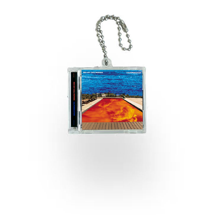 Red hot chili pepper Mini NFC Album Keychain CD Music Keychain Pendant Customized Mini Vinyl Album B&P