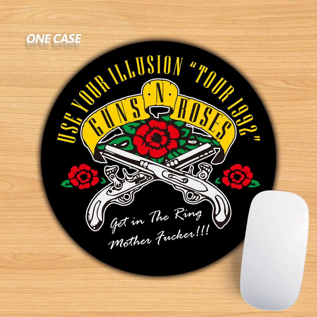 Rock Band Mouse Pad Rock Star Peripheral Products The Beatles/Queen/Guns N' Roses/Nirvana...-ONECASE.STUDIO