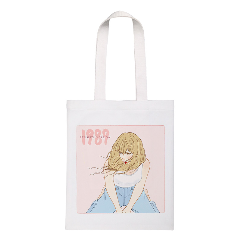 Tay*lor S wift Canvas Bag Fashion Tote Bag Shoulder Handbag