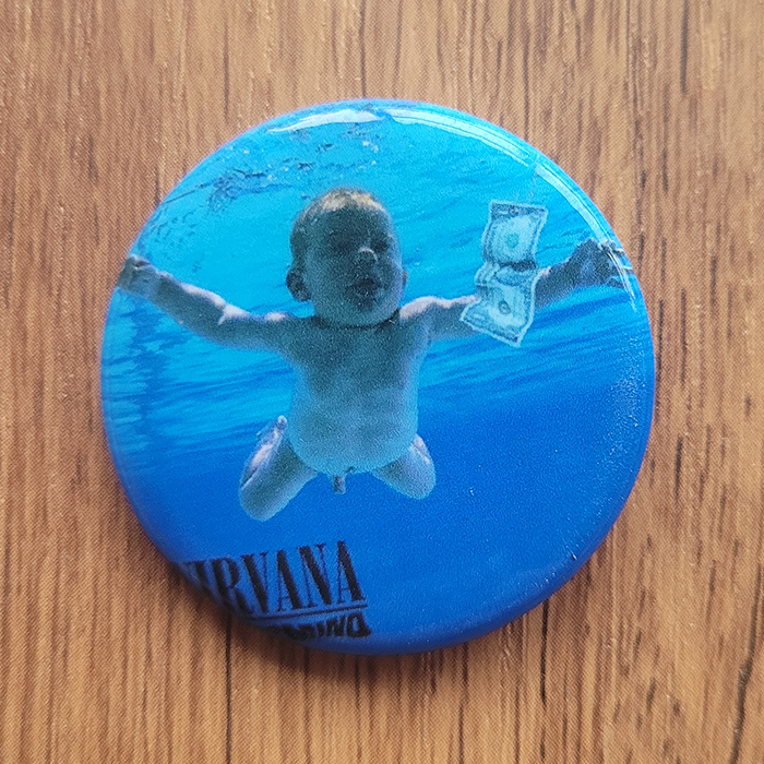 Nirvana Rock Band Brooch Badge Pin Set of 9