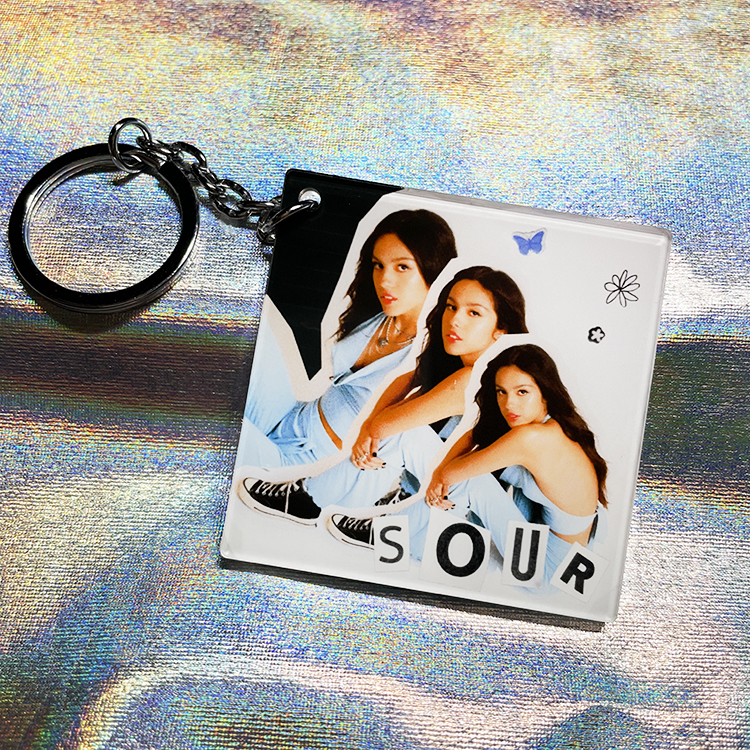 Olivia Rodrigo Album Mini Keychain Peripheral Accessories