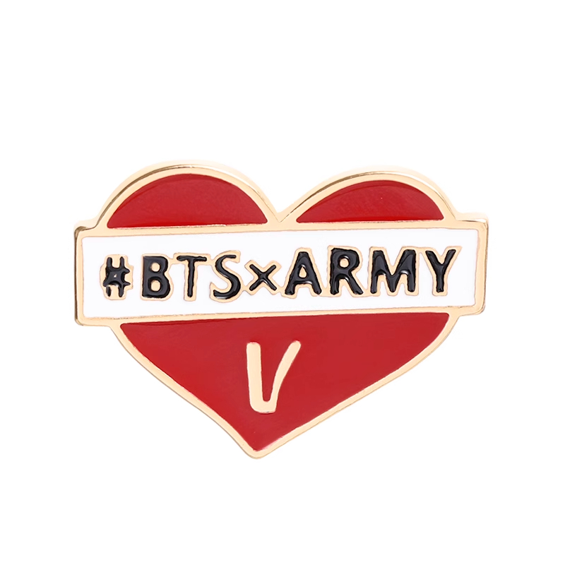 K-POP Band BTS Army Brooch Badge Pin kpop band
