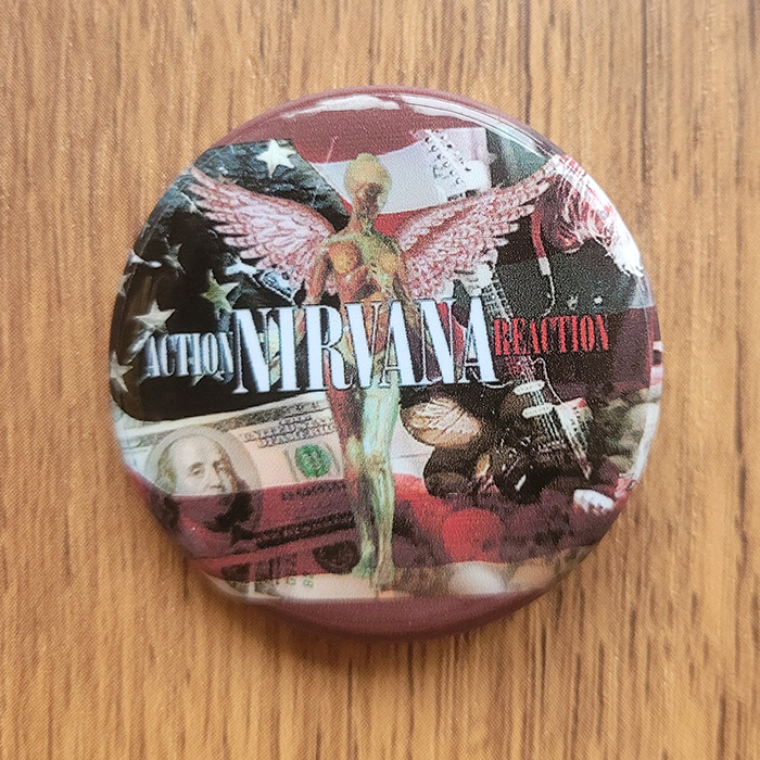 Nirvana Rock Band Brooch Badge Pin Set of 9