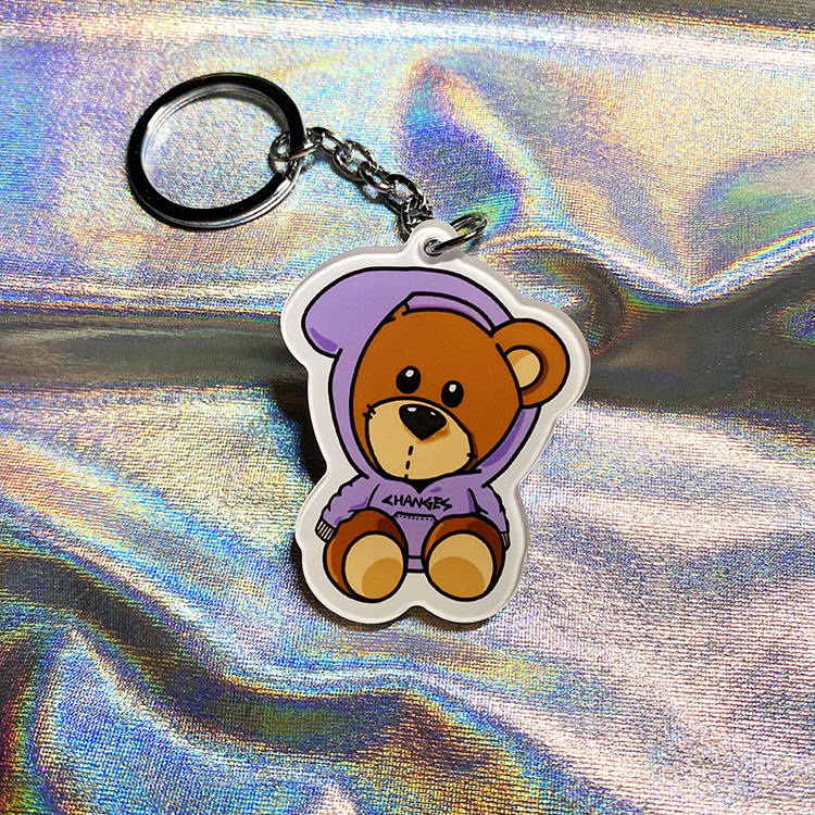 Justin Bieber Album Mini Acrylic Keychain Peripheral Accessories