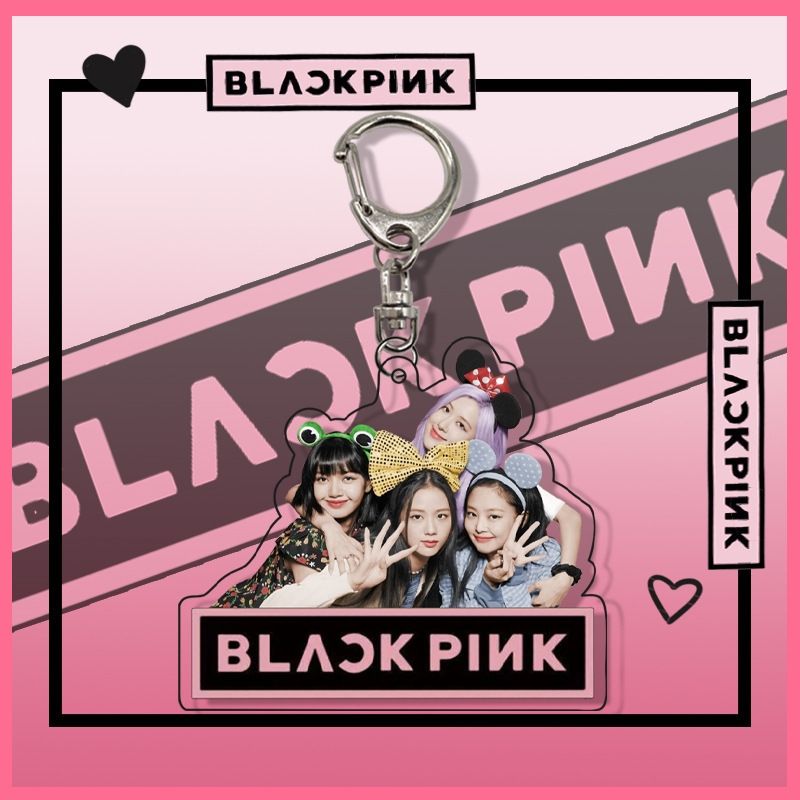 K-pop Band Black Pink Keychain Photoshoot Peripheral Kpop Band