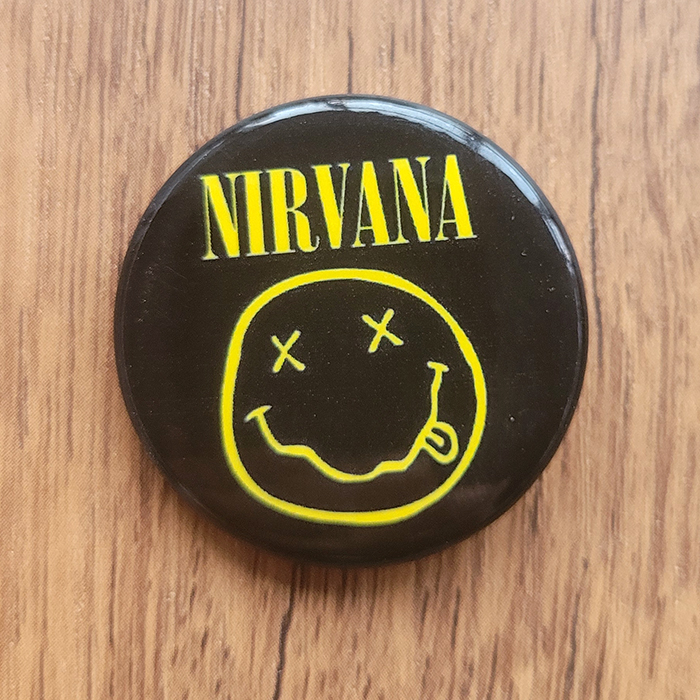 Nirvana Rock Band Brooch Badge Pin Set of 9