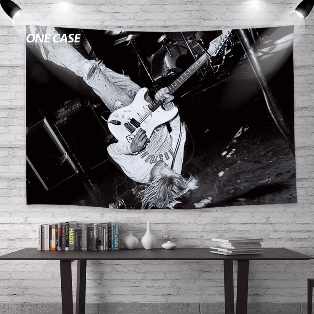 Nirvana Rock Band Tapestry Deco Wall Hanging for Room -ONECASE.STUDIO