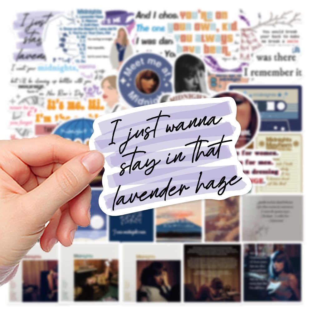 Taylor Swift Sticker Waterproof Deco Attached To Britpop Peripheral Sticker