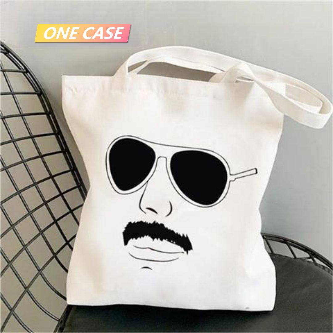 Queen Rock Band Canvas Bag Shoulder Tote Bag Student Large Capacity-ONECASE.STUDIO