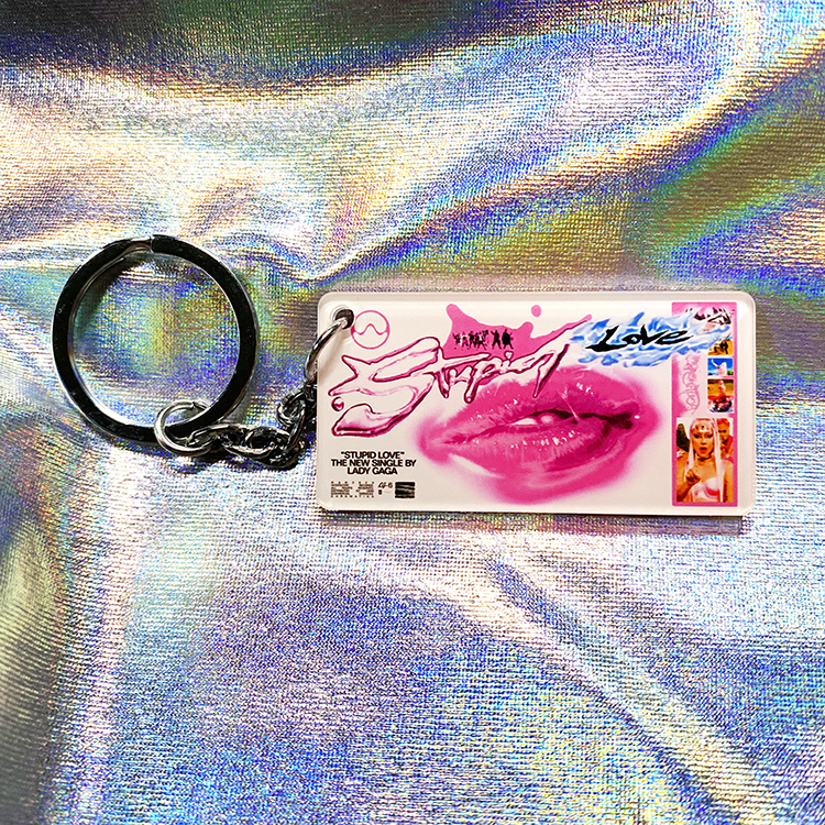 Lady Gaga Album Mini Keychain Peripheral Accessories