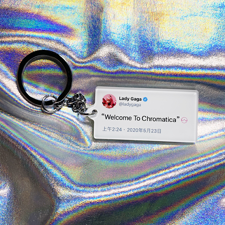 Lady Gaga Album Mini Keychain Peripheral Accessories