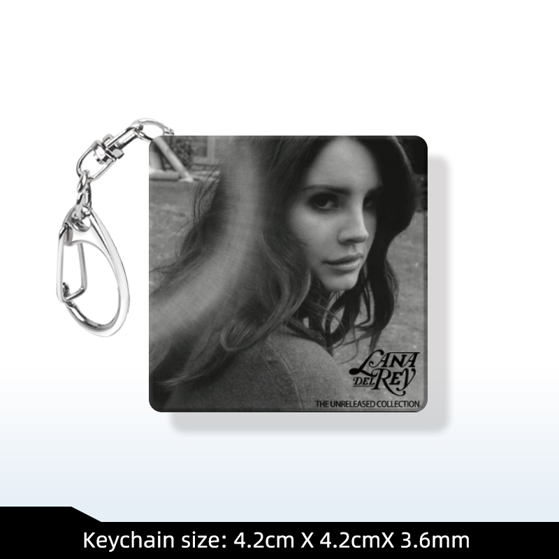 Lana Del Rey  Album Keychain Photoshoot Picture Lyrics Customization