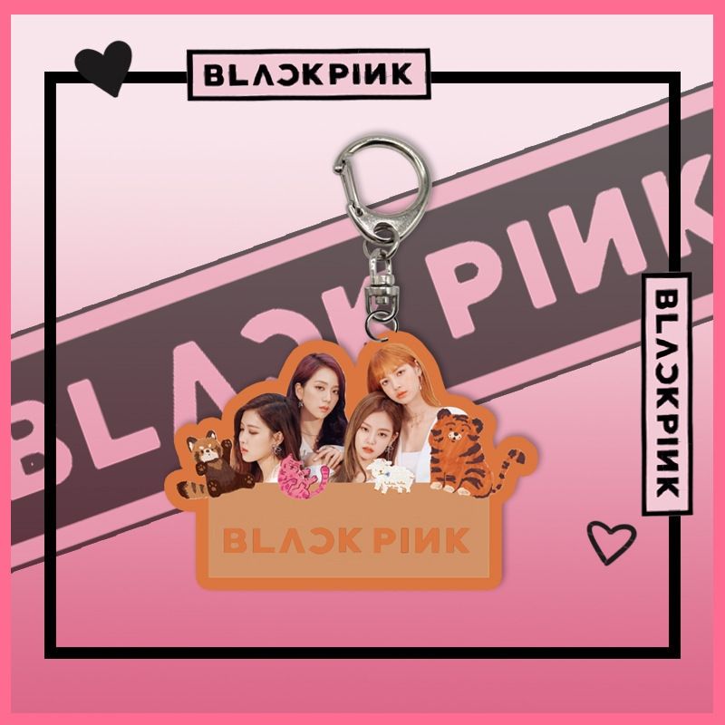 K-pop Band Black Pink Keychain Photoshoot Peripheral Kpop Band