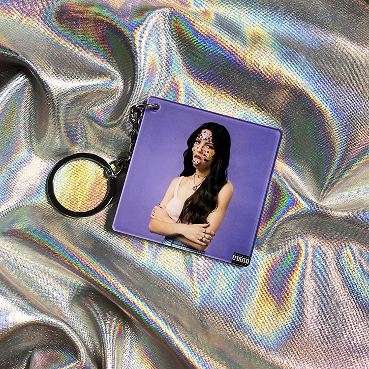 Olivia Rodrigo Album Mini Keychain Peripheral Accessories