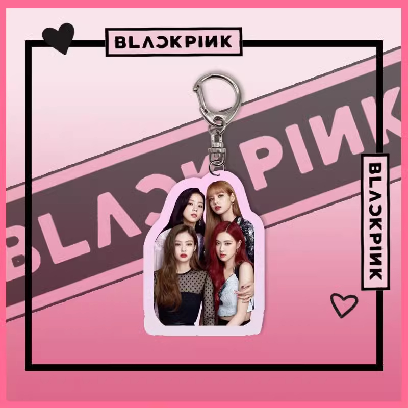 K-pop Band Black Pink Keychain Photoshoot Peripheral Kpop Band