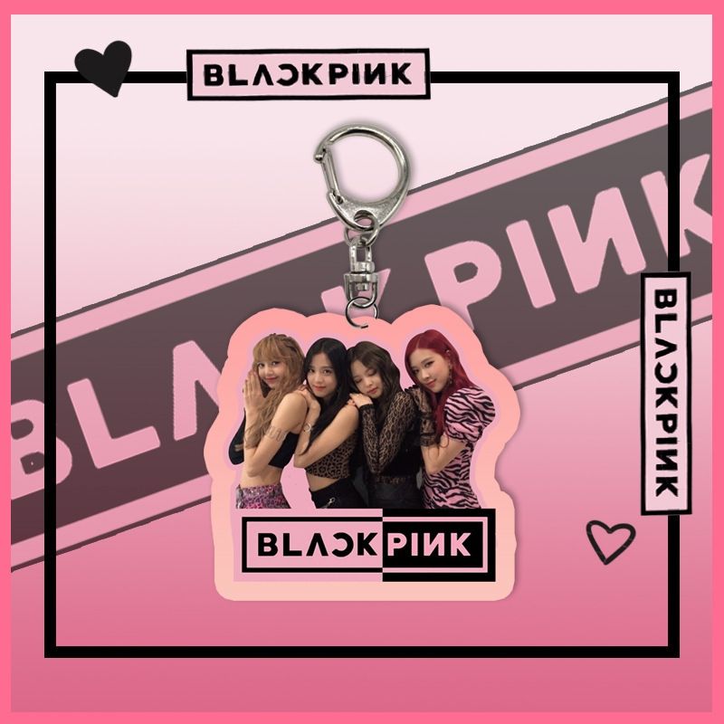 K-pop Band Black Pink Keychain Photoshoot Peripheral Kpop Band