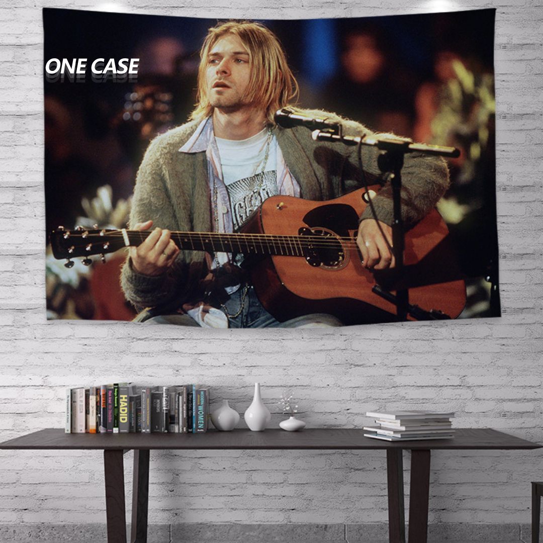 Nirvana Rock Band Tapestry Deco Wall Hanging for Room -ONECASE.STUDIO