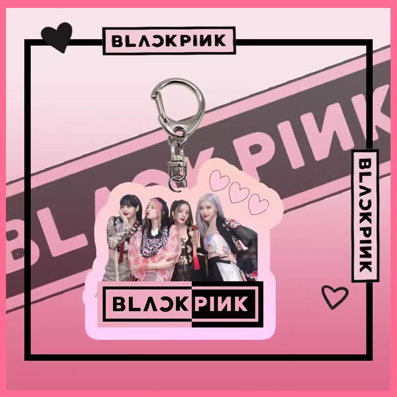 K-pop Band Black Pink Keychain Photoshoot Peripheral Kpop Band