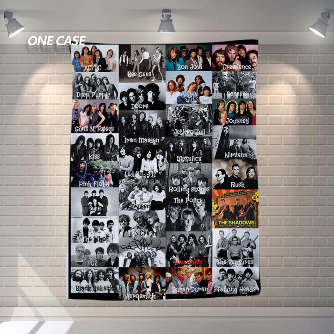 Nirvana Rock Band Tapestry Deco Wall Hanging for Room -ONECASE.STUDIO