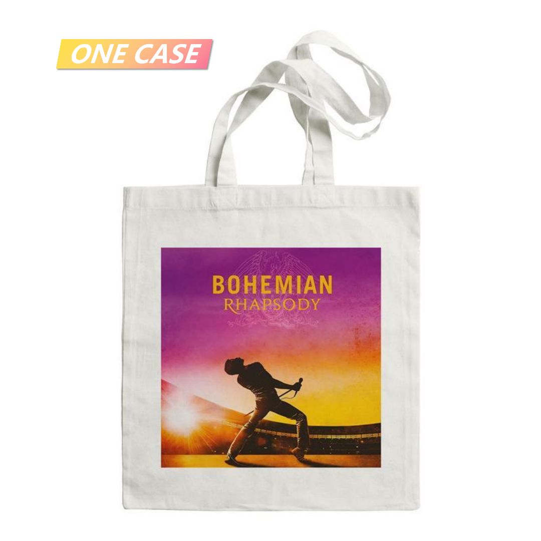 Queen Band Rock Canvas Bag Shoulder Bag Large Shopping Bag School Bag-ONECASE.STUDIO