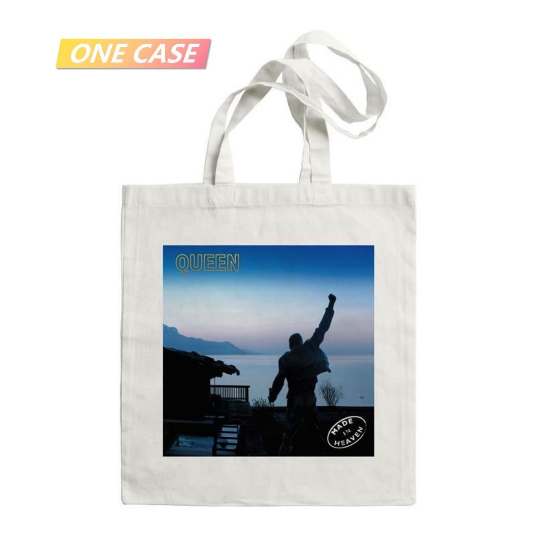 Queen Band Rock Canvas Bag Shoulder Bag Large Shopping Bag School Bag-ONECASE.STUDIO