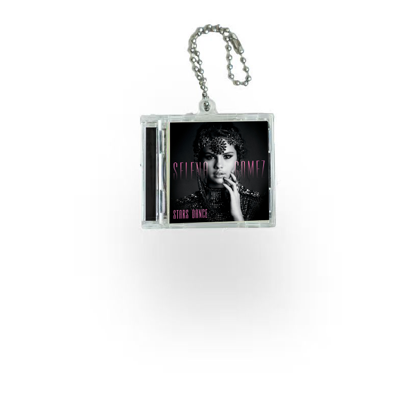 Selena Gomez Mini NFC Album Keychain CD Music Keychain Pendant Customized Mini 