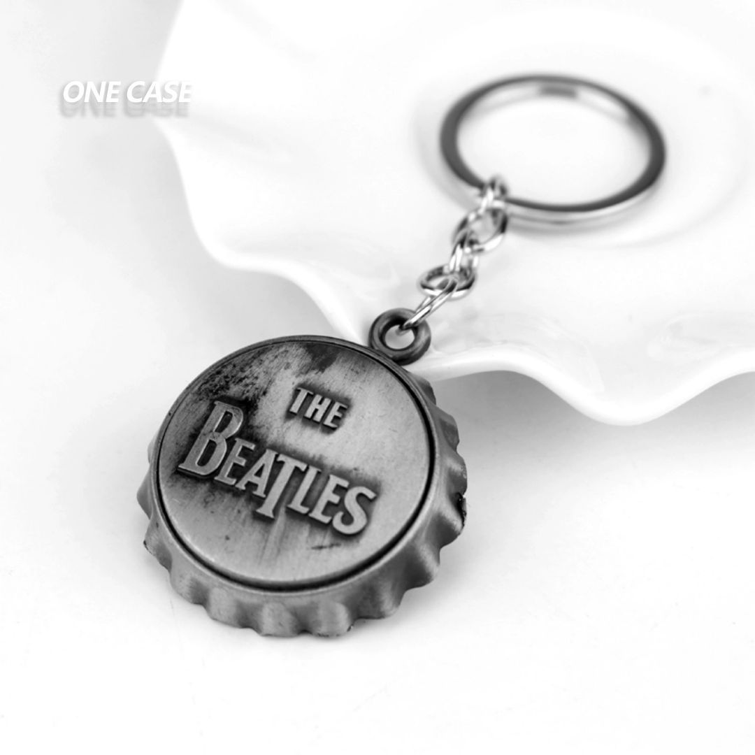 Rock Star Band Fans Alloy Keychain Pendant The Beatles/Nirvana/Guns N Roses/Pink Floyd...-ONECASE.STUDIO