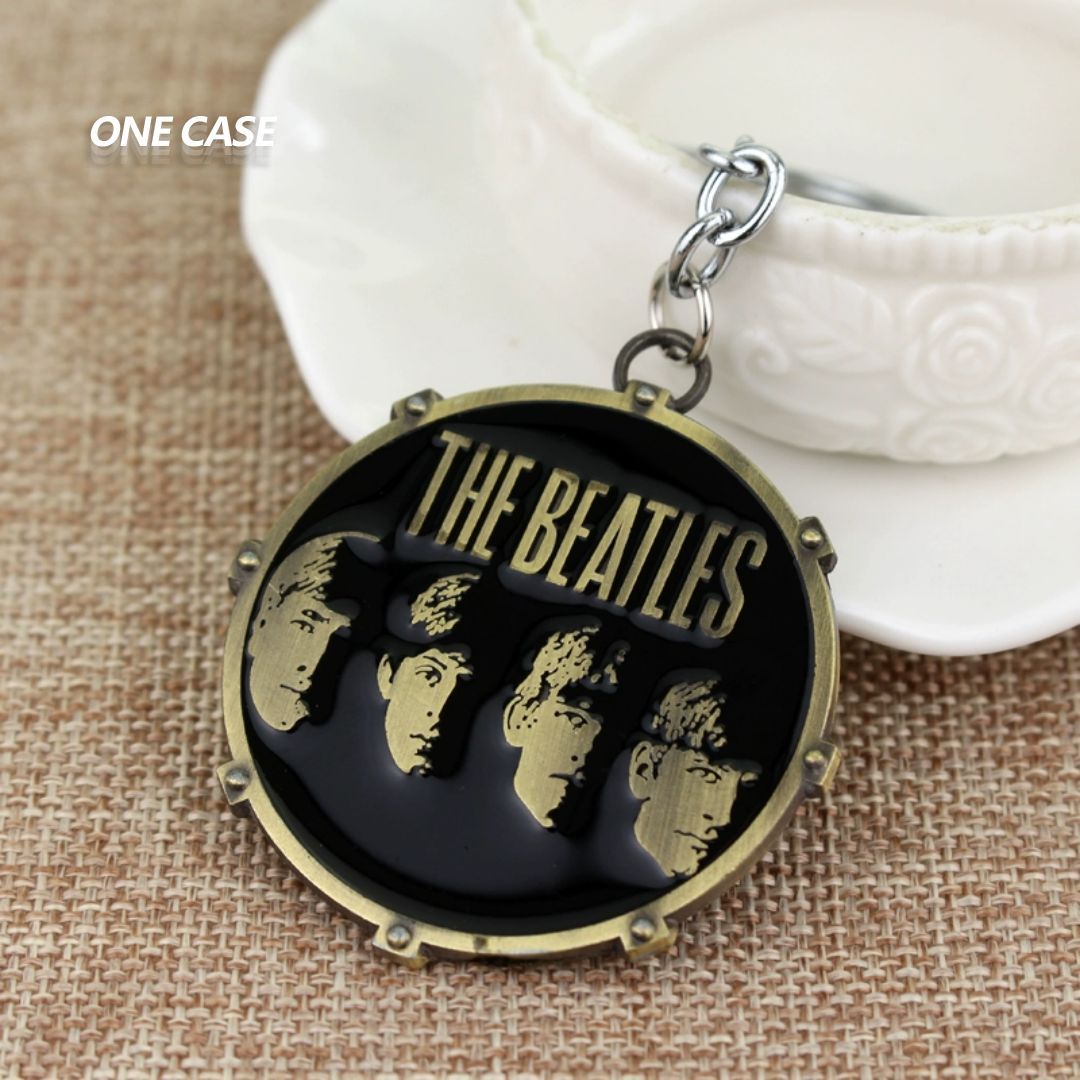 Rock Star Band Fans Alloy Keychain Pendant The Beatles/Nirvana/Guns N Roses/Pink Floyd...-ONECASE.STUDIO