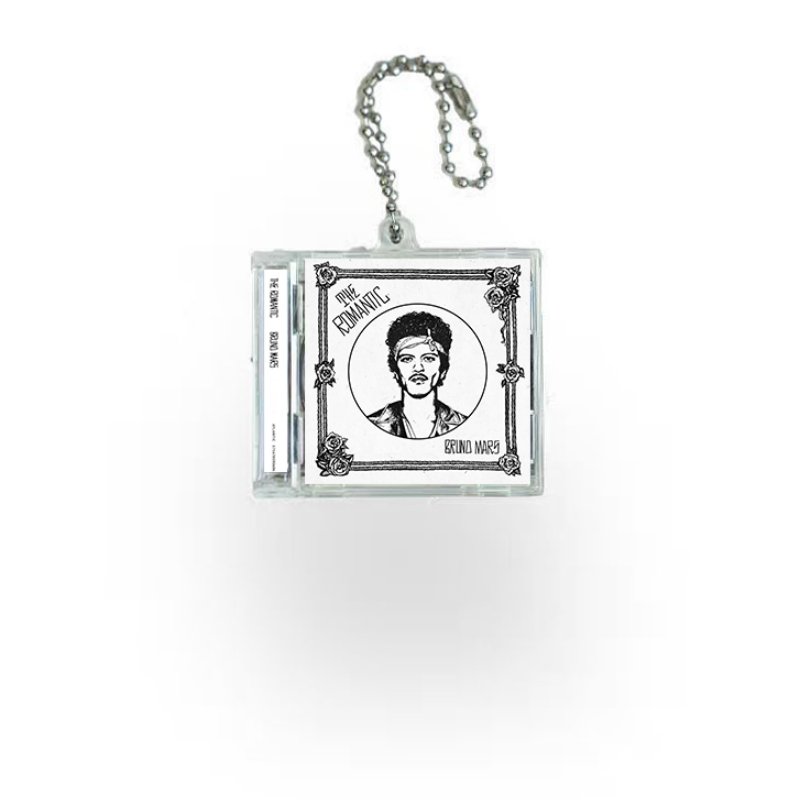 Bruno Mars Mini NFC Album Keychain CD Music Keychain Pendant Customized Mini 