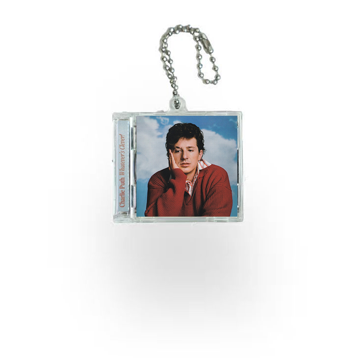 Charlie Puth Mini NFC Album Keychain CD Music Keychain Pendant Customized Mini Vinyl Album 