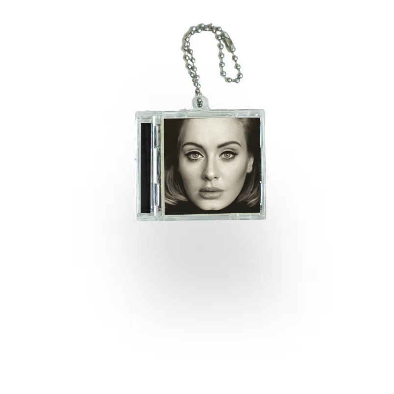 Adele Mini Vinyl NFC Album Keychain CD Music Keychain Pendant Customized 