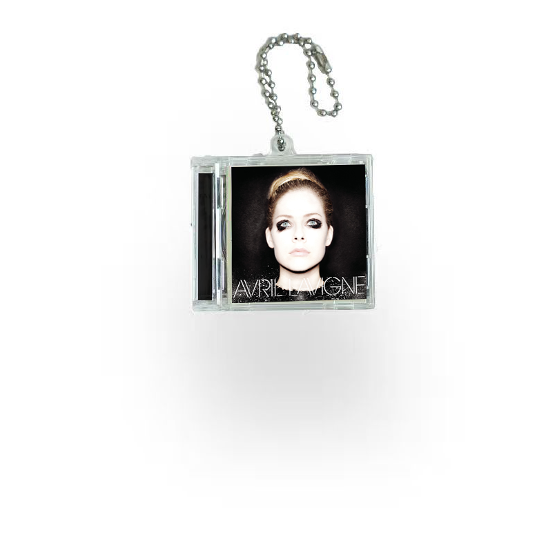 Avril Lavigne Mini Vinyl NFC Album Keychain CD Music Keychain Pendant Customized Vinyl 