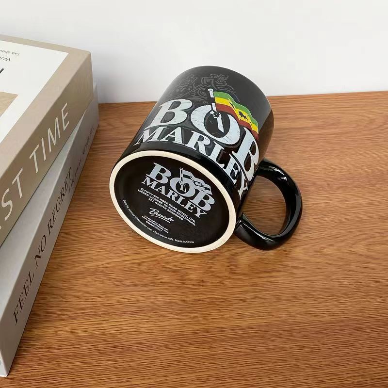 Bob Marley Rock Band Peripheral Mugs Coffee Cup Collectible Porcelain Cup