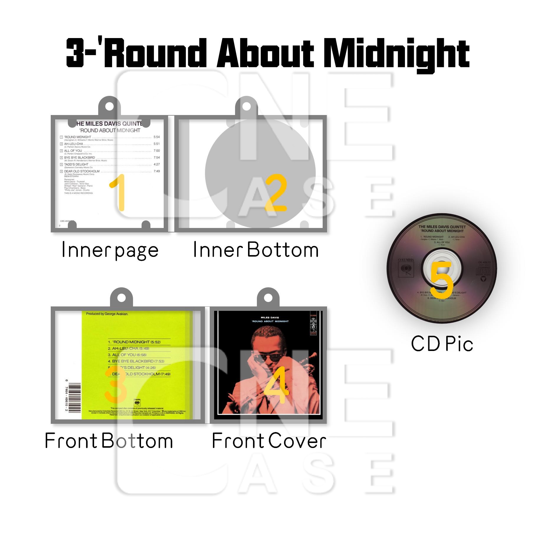 Miles Davis Mini NFC Album Keychain CD Music Keychain Pendant Customized Mini Vinyl Album 