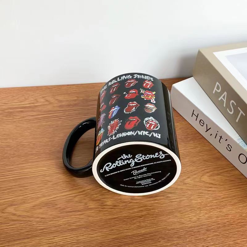 The Rolling Stones Rock Band Peripheral Mugs Band Coffee Cup Collectible