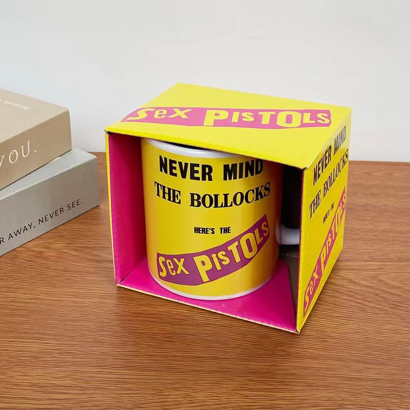 Sex Pistols Retro Rock Band Peripheral Mugs Coffee Cup Collectible Porcelain Cup