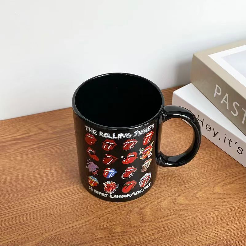 The Rolling Stones Rock Band Peripheral Mugs Band Coffee Cup Collectible