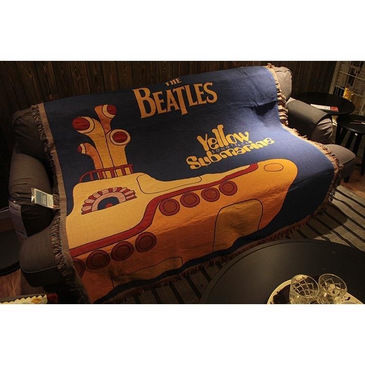 The Beatles Rock Band Music Yellow Submarine Tapestry Art Deco Cotton Blanket -ONECASE.STUDIO